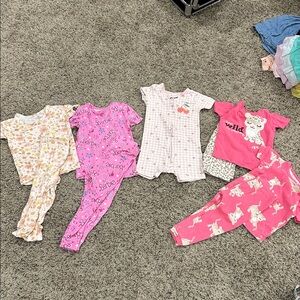 5 Sets of Baby Girl Pajamas - 18 month